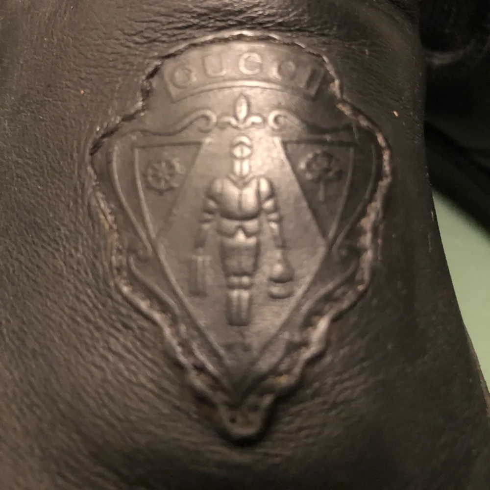 Gucci Black Leather Men's Boots - Picture 3 of 7